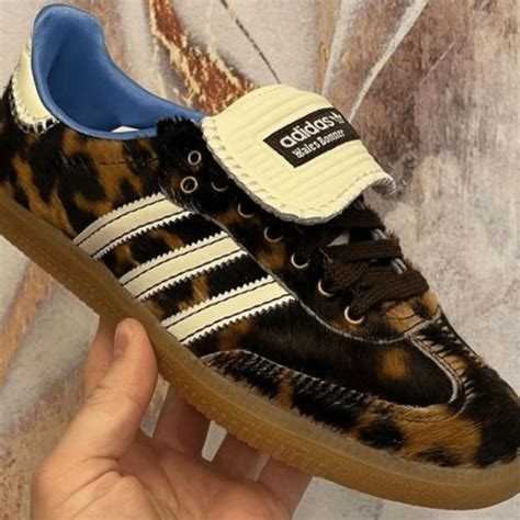 adidas x wales bonner leopard sambas|samba pony wales bonner leopard.